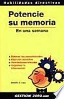 Libro Potencie su memoria