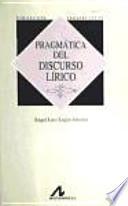 Libro Pragmática del discurso lírico