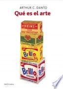 Libro Qué es el arte