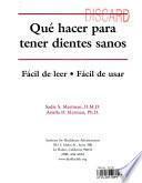 Libro Qué hacer para tener dientes sanos