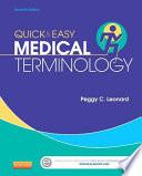 Libro Quick and Easy Medical Terminology