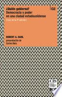 Libro ¿Quién gobierna? Democracia y poder en una ciudad estadounidense