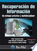Libro Recuperación de información. Un enfoque práctico y multidisciplinar