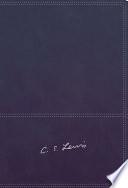 Libro Reina Valera Revisada Biblia Reflexiones de C. S. Lewis, Leathersoft, Azul Marino, Interior a Dos Colores