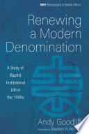 Libro Renewing a Modern Denomination