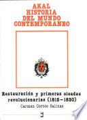 Libro Restauración y primeras oleadas revolucionarias (1815-1830)