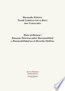 Libro 'Rule of Reason': Ensayos Teóricos sobre Racionalidad y Razonabilidad en el Derecho Público