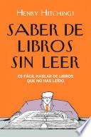 Libro Saber de libros sin leer