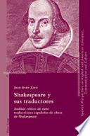 Libro Shakespeare y sus traductores