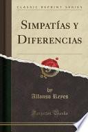Libro Simpatias y Diferencias (Classic Reprint)