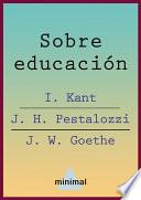 Libro Sobre educación