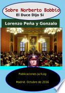 Libro Sobre Norberto Bobbio