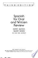Libro Spanish for oral and written review