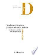 Libro Teoría constitucional y representación política