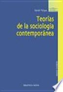 Libro Teorías de la sociología contemporánea