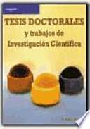 Libro Tesis doctorales y trabajos de investigación científica
