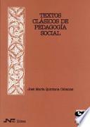 Textos clásicos de pedagogía social
