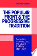 Libro The Popular Front and the Progressive Tradition