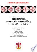 Libro Transparencia, acceso a la información y protección de datos