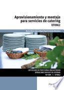Libro UF0062 - Aprovisionamiento y montaje para servicios de catering