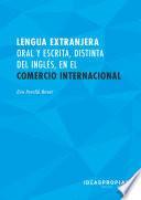 Libro UF1785 Lengua extranjera oral y escrita, distinta del inglés, en el comercio internacional