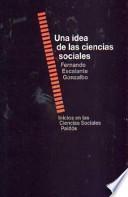 Libro Una idea de las ciencias sociales