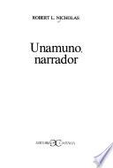 Libro Unamuno, narrador