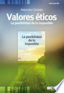 Libro Valores éticos