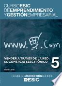 Libro Vender a través de la red; el comercio electrónico