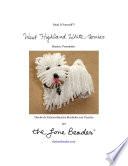 Libro WESTIE Tutorial de bordado con cuentas del prendedor o pendiente de perro