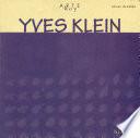 Libro Yves Klein